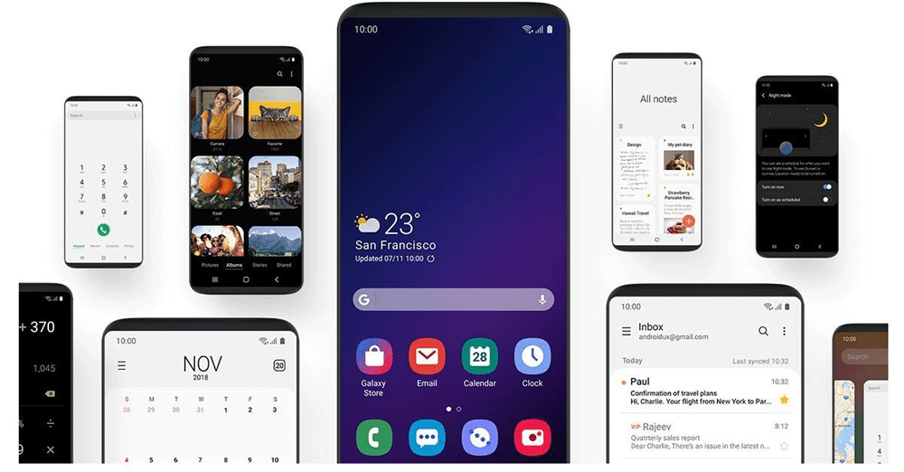 Samsung met à jour One UI pour résoudre les problèmes de rotation du fond d'écran sur Galaxy S10 et Note 10
